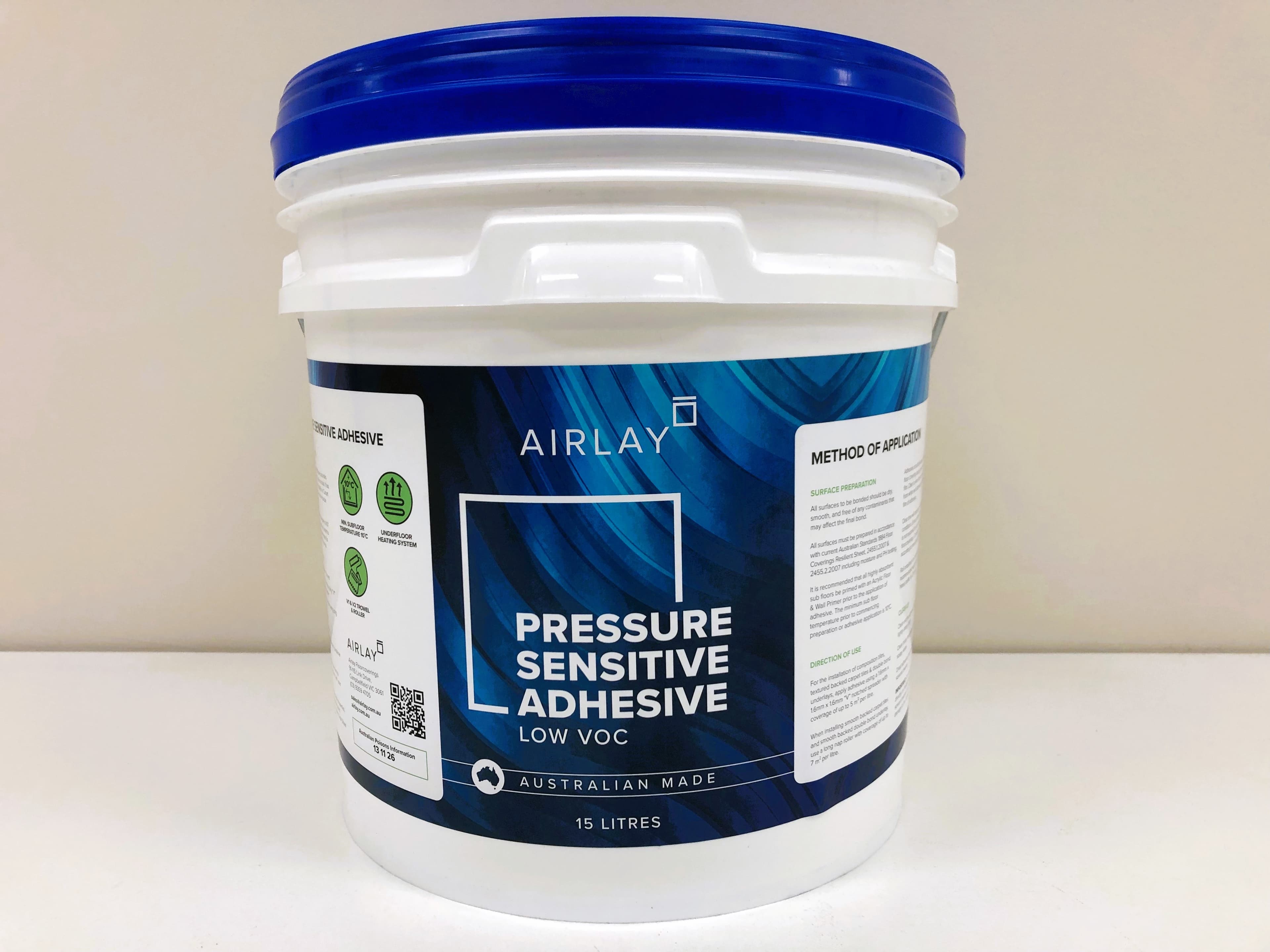 Adheseve - AIRLAY PRESSURE SENSITIVE ADHESIVE - Accessories Melbourne