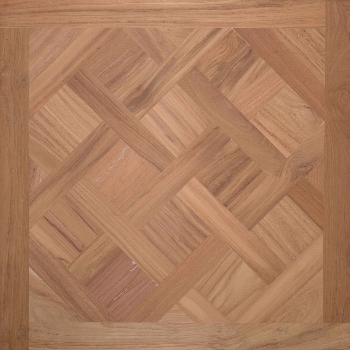 Oz World Versailles in African Mahogany | Raw | Engineered Versailles Panel - Engineered flooring sample