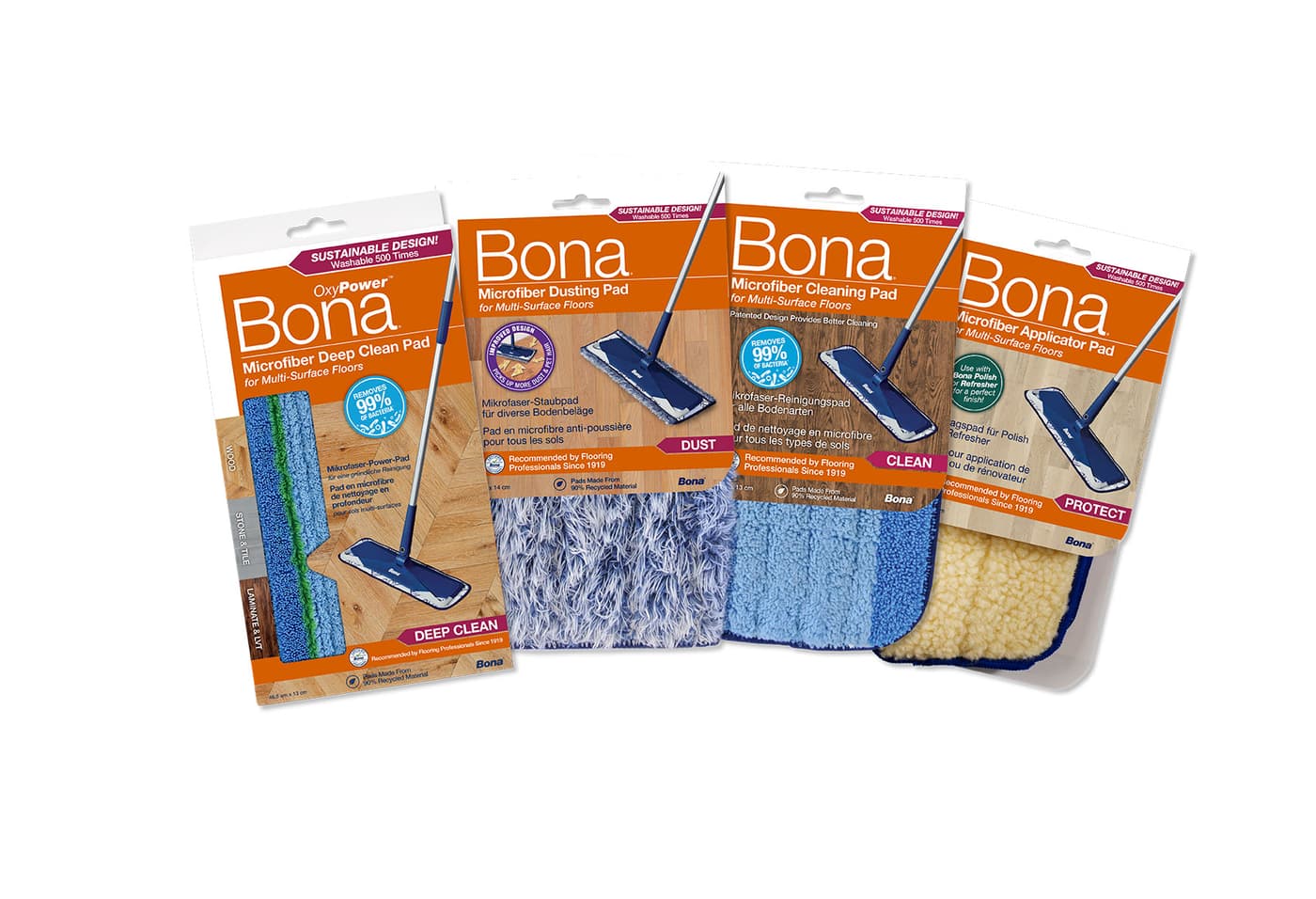 Mop - Bona Microfibre Mop Pads - Accessories > Mop Melbourne