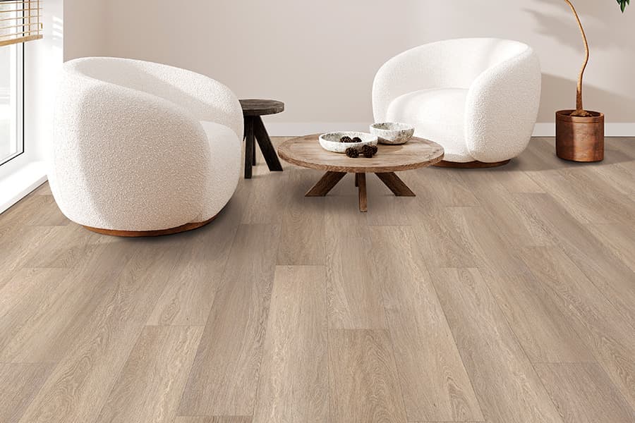 Lvt in Oakwood - Vinyl flooring sample