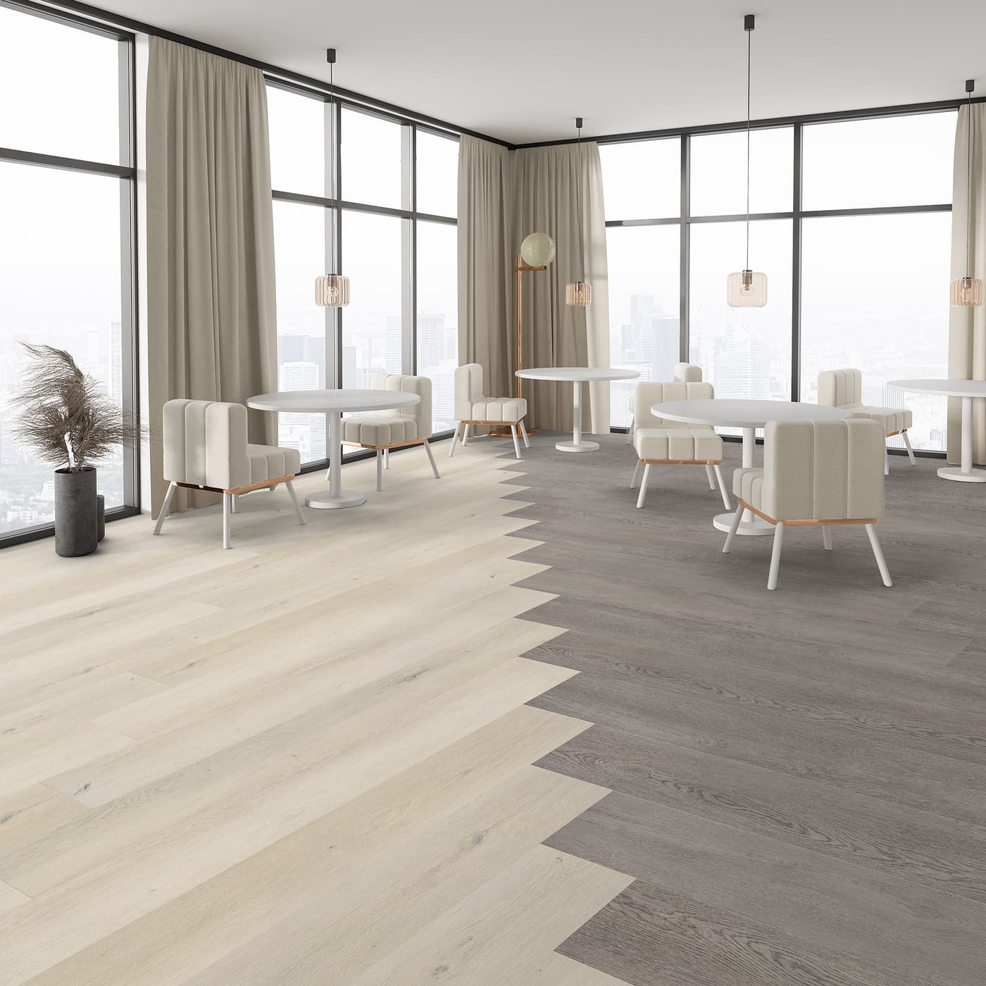 Bianca Oak + Grey Oak